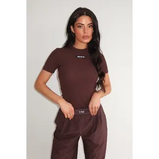 Unique the Label JILL SHORT SLEEVE CACAO