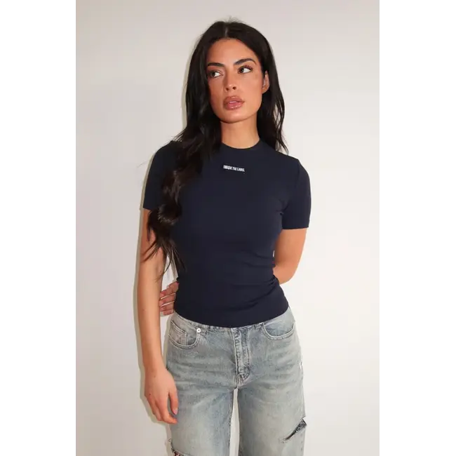 Unique the Label JILL SHORT SLEEVE DEEP DARK NAVY