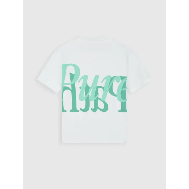 PURE PATH MIRROR LOGO T-SHIRT OFF WHITE