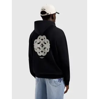 PURE PATH BOLD EMBLEM HOODIE BLACK
