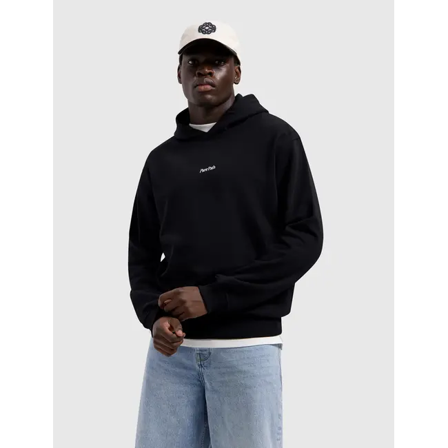 PURE PATH BOLD EMBLEM HOODIE BLACK
