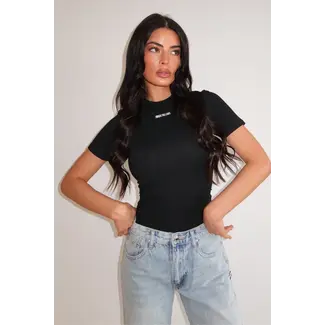 Unique the Label JACKY SHORT SLEEVE BLACK/BLACK