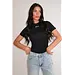 Unique the Label JACKY SHORT SLEEVE BLACK/BLACK