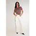 Unique the Label JUNE WIDE LEG JEANS OFF-WHITE