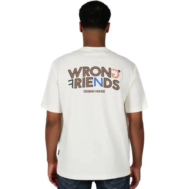 WRONG FRIENDS BROOKS T-SHIRT BEIGE