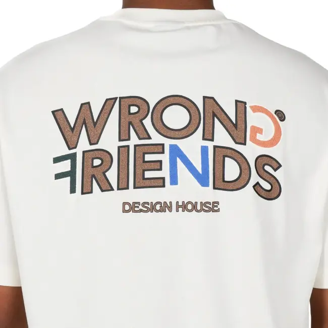 WRONG FRIENDS BROOKS T-SHIRT BEIGE
