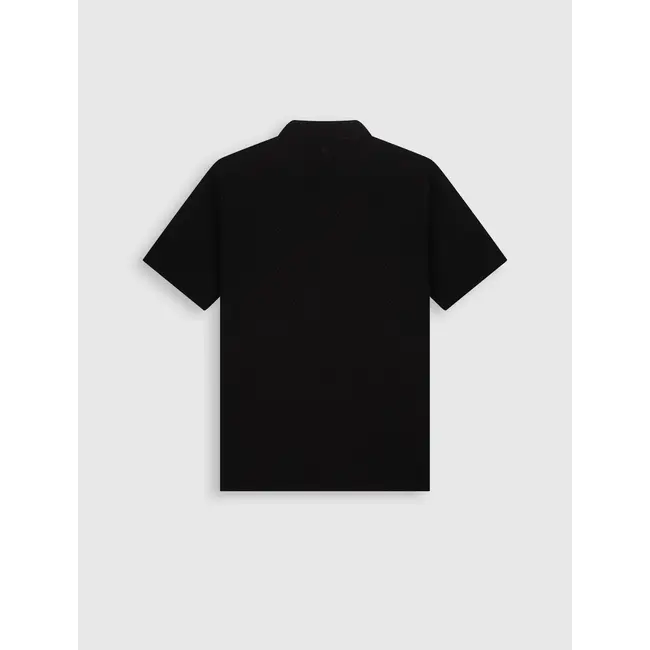 PURE PATH HONEYCOMB SHORTSLEEVE SHIRT BLACK