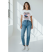 MOMO Fashion T-SHIRT CAVIAR WHITE ( ONE SIZE )