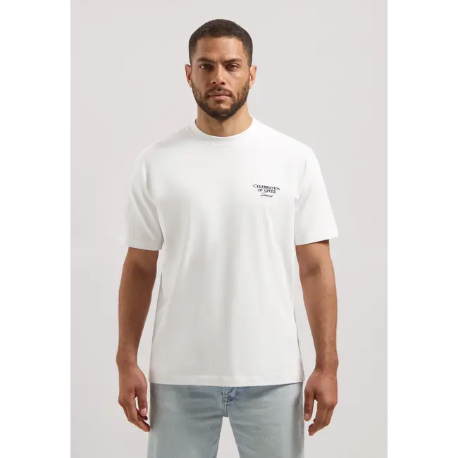 Dstrezzed COLLIN ARTWORK TEE WHITE