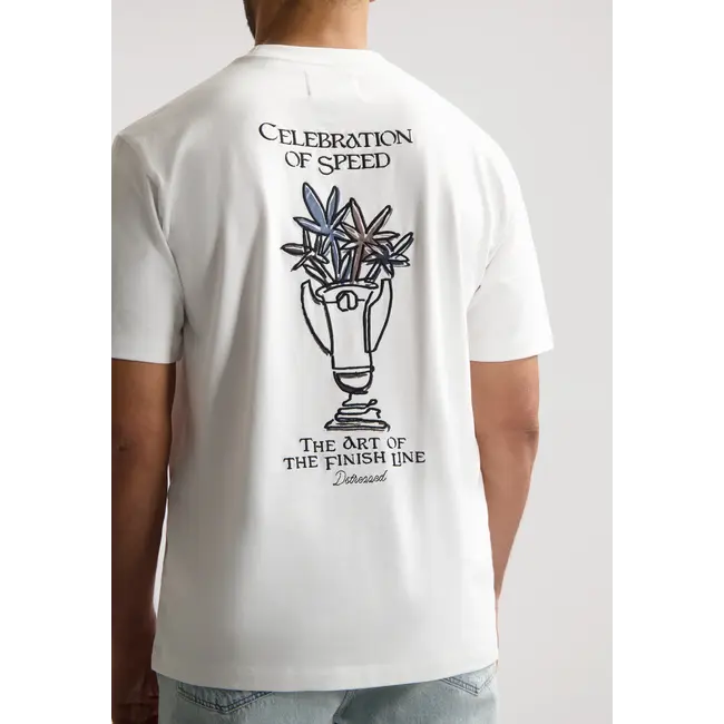 Dstrezzed COLLIN ARTWORK TEE WHITE