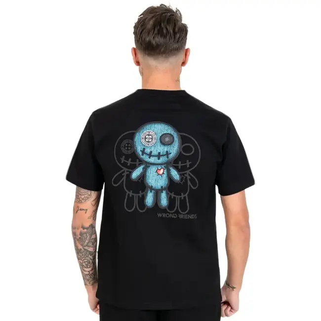 WRONG FRIENDS MAUPIN T-SHIRT BLACK
