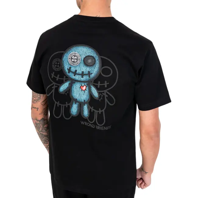 WRONG FRIENDS MAUPIN T-SHIRT BLACK