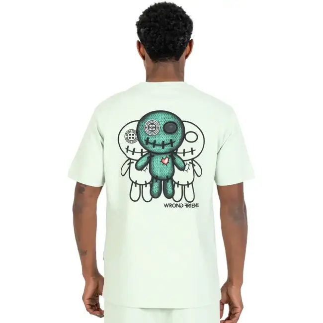 WRONG FRIENDS MAUPIN T-SHIRT LIGHT GREEN