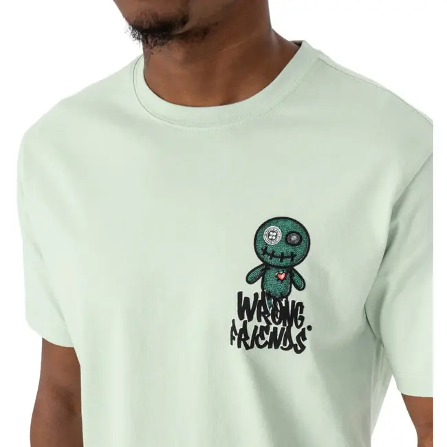 WRONG FRIENDS MAUPIN T-SHIRT LIGHT GREEN
