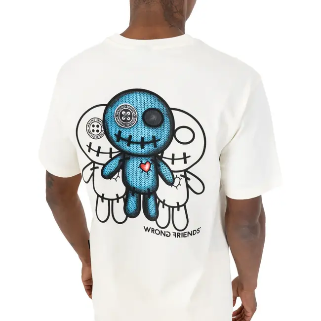 WRONG FRIENDS MAUPIN T-SHIRT COCONUT WHITE