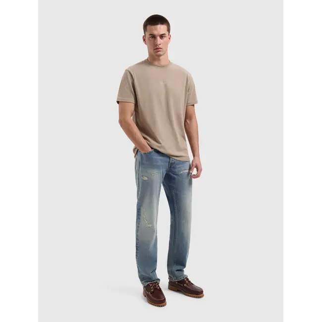 PURE PATH FAMILY CREST T-SHIRT TAUPE