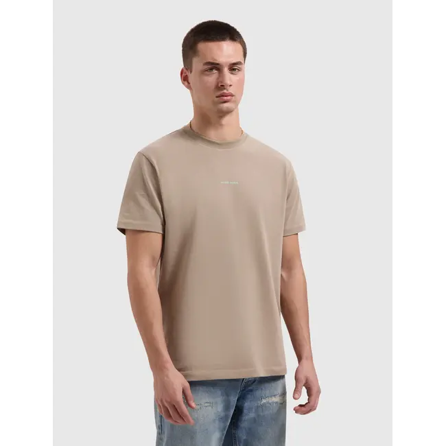 PURE PATH FAMILY CREST T-SHIRT TAUPE