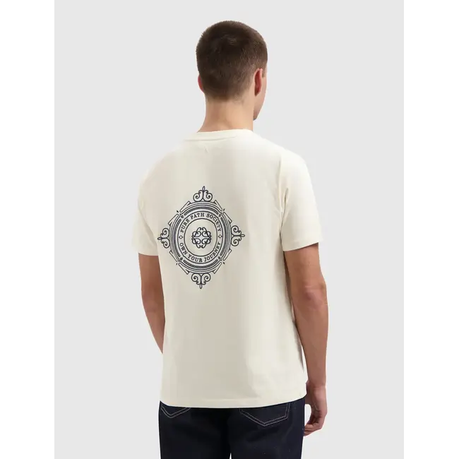 PURE PATH FAMILY CREST T-SHIRT ECRU