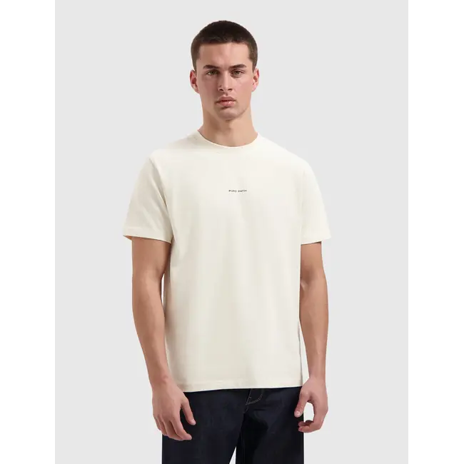PURE PATH FAMILY CREST T-SHIRT ECRU