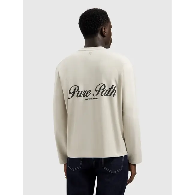 PURE PATH ESSENCE OF LIFE LONGSLEEVE T-SHIRT SAND
