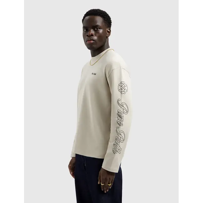 PURE PATH ESSENCE OF LIFE LONGSLEEVE T-SHIRT SAND
