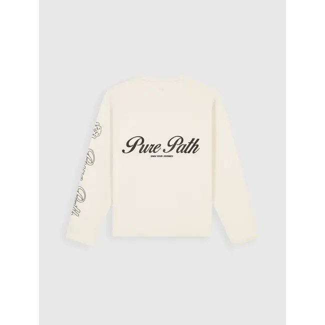 PURE PATH ESSENCE OF LIFE LONGSLEEVE T-SHIRT SAND