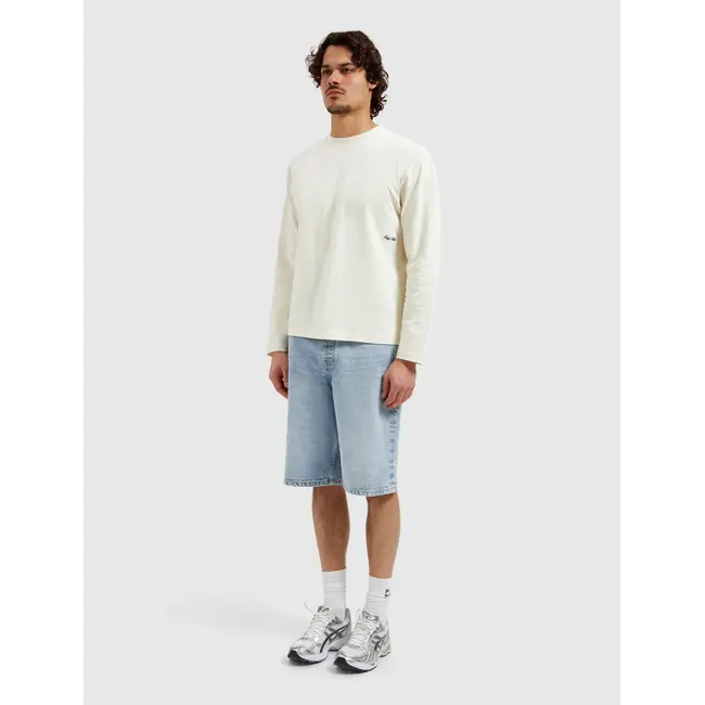 PURE PATH ITALIEN DREAM LONGSLEEVE T-SHIRT ECRU