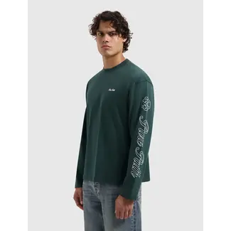 PURE PATH ESSENCE OF LIFE LONGSLEEVE T-SHIRT DARK GREEN