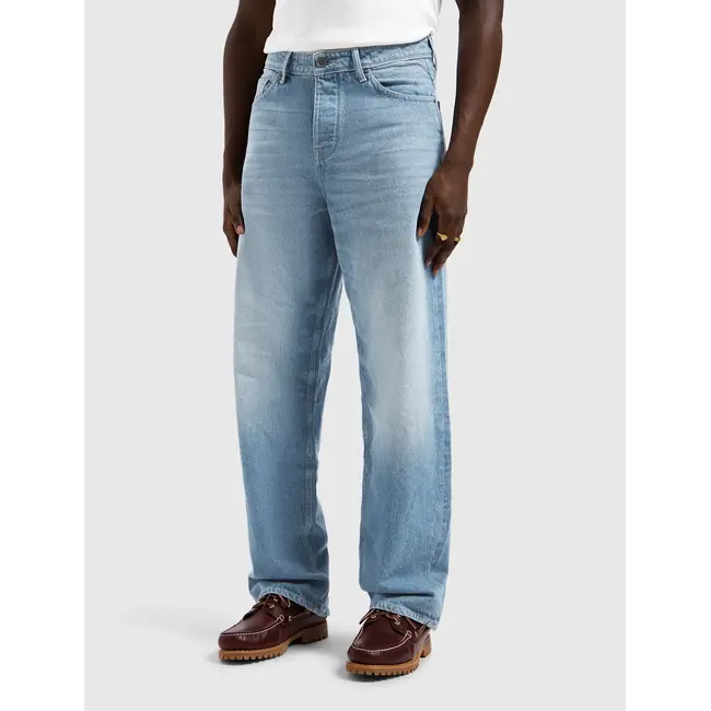 PURE PATH THE CHASE LOOSE FIT JEANS DENIM LIGHT BLUE