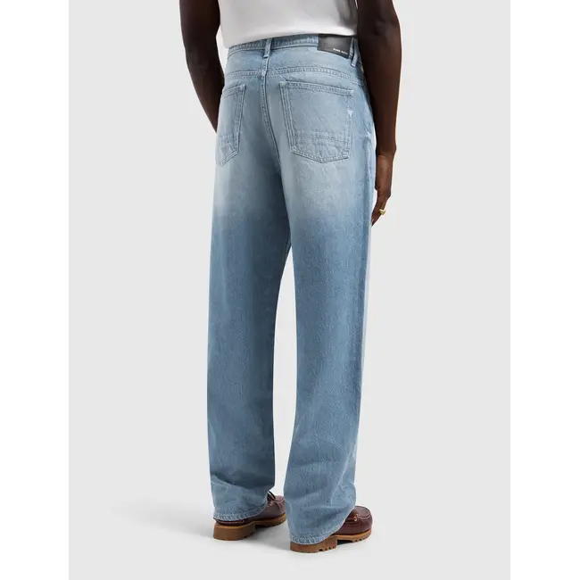PURE PATH THE CHASE LOOSE FIT JEANS DENIM LIGHT BLUE