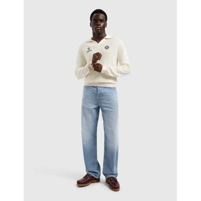 PURE PATH THE CHASE LOOSE FIT JEANS DENIM LIGHT BLUE