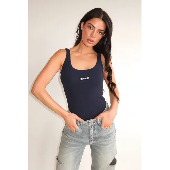 Unique the Label JILL BODYSUIT DEEP DARK NAVY