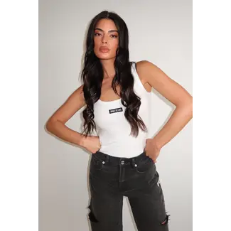 Unique the Label JILL BODYSUIT CREME WHITE