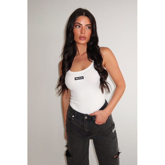 Unique the Label JILL BODYSUIT CREME WHITE