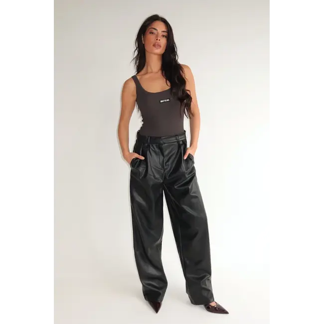 Unique the Label JILL BODYSUIT CHARCOAL