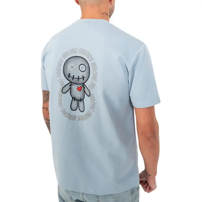 WRONG FRIENDS KIOWA T-SHIRT LIGHT BLUE