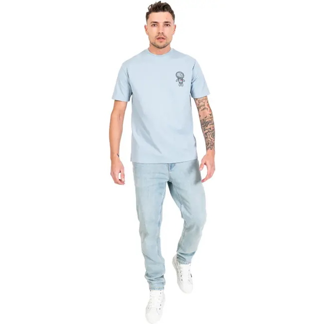 WRONG FRIENDS KIOWA T-SHIRT LIGHT BLUE