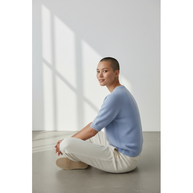 MOMO Fashion TRUI SALVATORE LIGHT BLUE ( ONE SIZE )