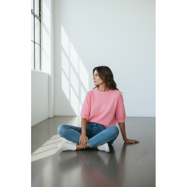 MOMO Fashion TRUI SALVATORE LIGHT PINK ( ONE SIZE )