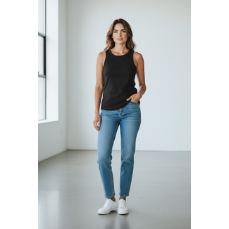 MOMO Fashion SINGLET LOEVE BLACK