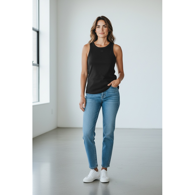 MOMO Fashion SINGLET LOEVE BLACK