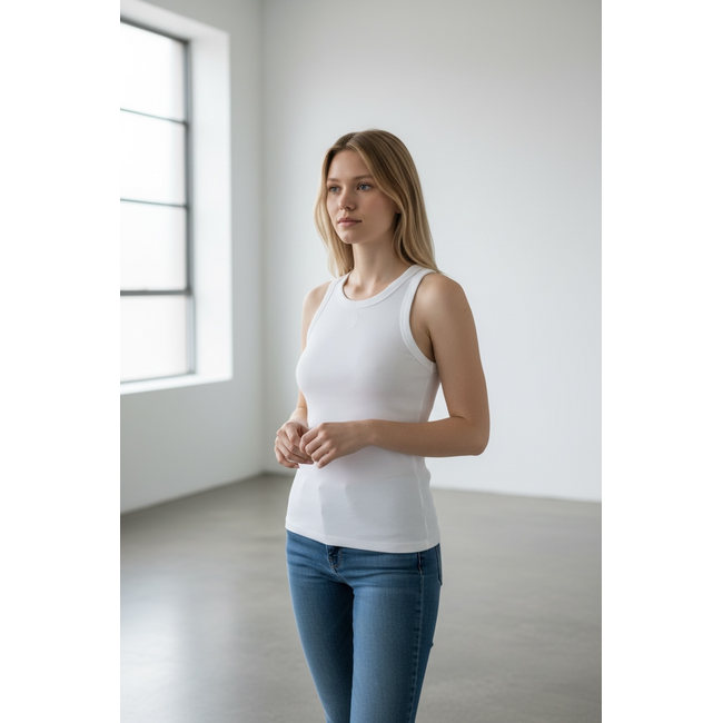 MOMO Fashion SINGLET LOEVE WHITE