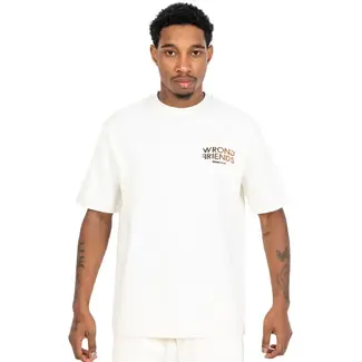 WRONG FRIENDS SIMI VALLEY T-SHIRT BEIGE/BROWN