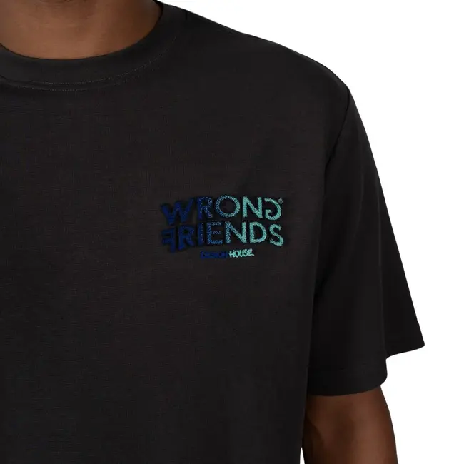 WRONG FRIENDS SIMI VALLEY T-SHIRT GREY/BLUE