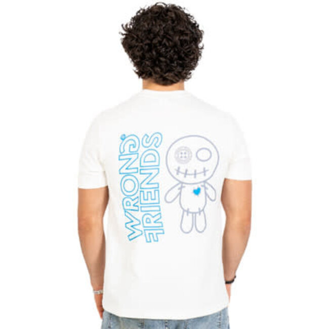 WRONG FRIENDS AKRON T-SHIRT COCONUT WHITE