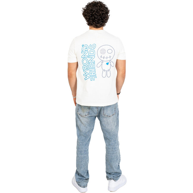 WRONG FRIENDS AKRON T-SHIRT COCONUT WHITE