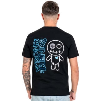 WRONG FRIENDS AKRON T-SHIRT BLACK