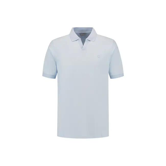 Dstrezzed BOWIE V-NECK POLO LIGHT BLUE
