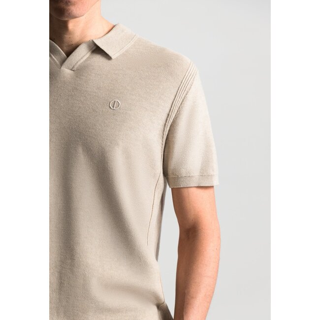 Dstrezzed MERCURY SHORT SLEEVE POLO DESERT BROWN