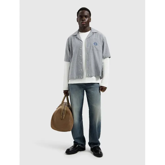 PURE PATH THE CHASE LOOSE FIT JEANS DENIM BLUE GREEN